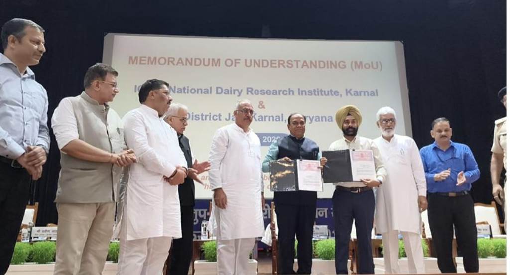 हरियाणा कारागार विभाग एवं एनडीआरआई करनाल की अभिनव पहल बंदियों को मिलेगा पशुपालन एवं डेयरी उद्यमिता का प्रशिक्षण